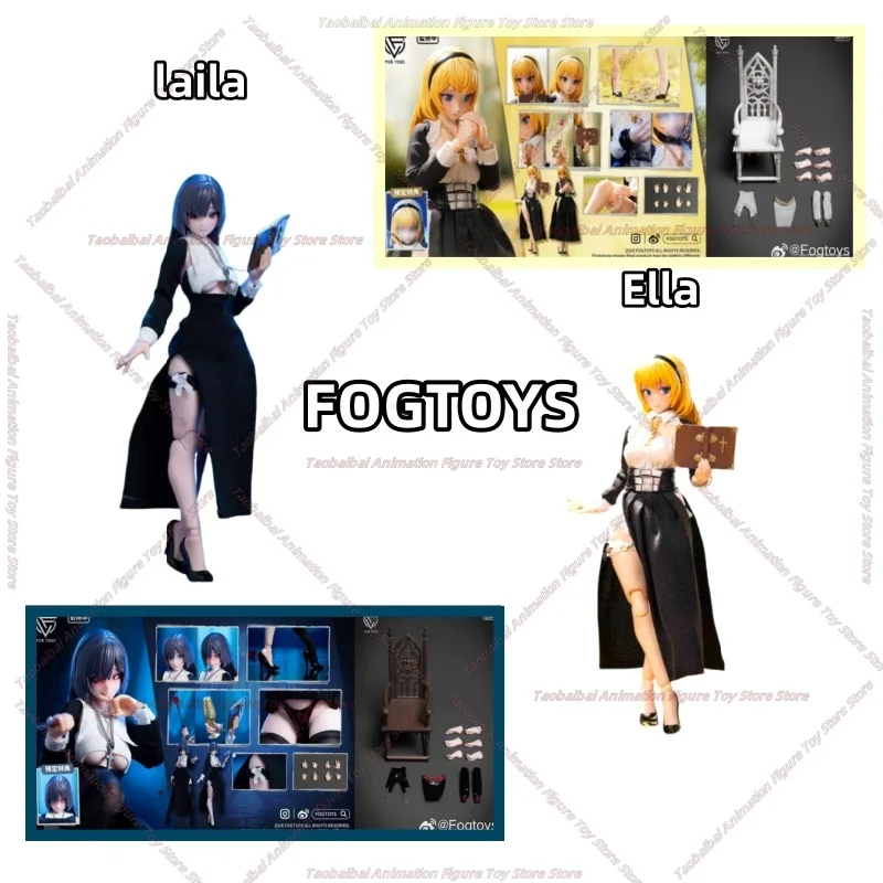 

FOGTOYS Misty Toy Sister Ella Leila 1/12 Plastic-coated Steel Skeleton High-quality Movable Doll Figure Gift Collection