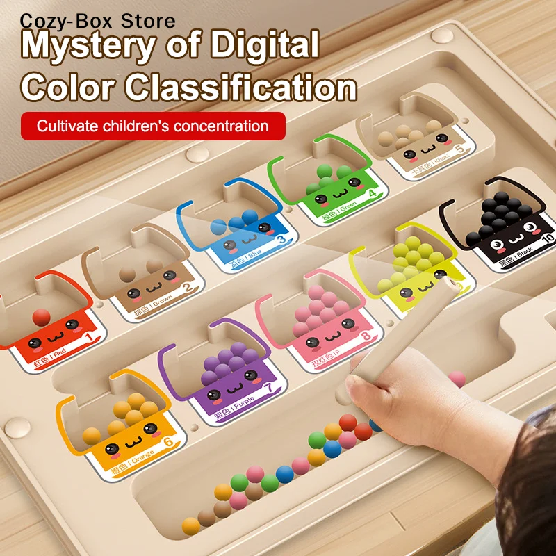 [ZY]Magnetic Maze Walking Ball For Concentration Training Writing Logic Thinking Puzzle Toy[ZY]
