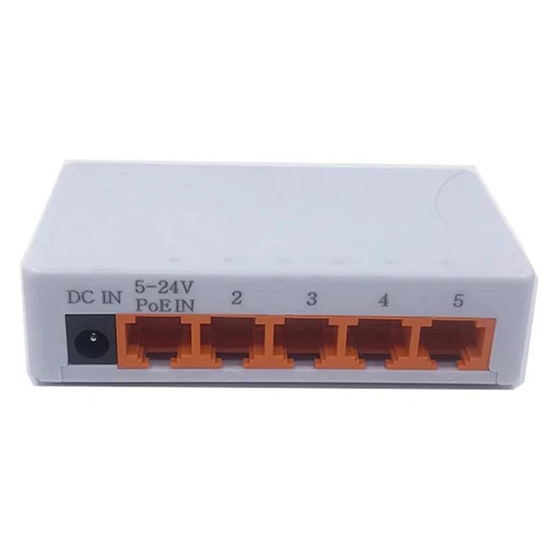 5 Port 1000Mbps Gigabit Network Switch Ethernet Smart Switcher High Performance RJ45 Hub Internet Splitter US Plug