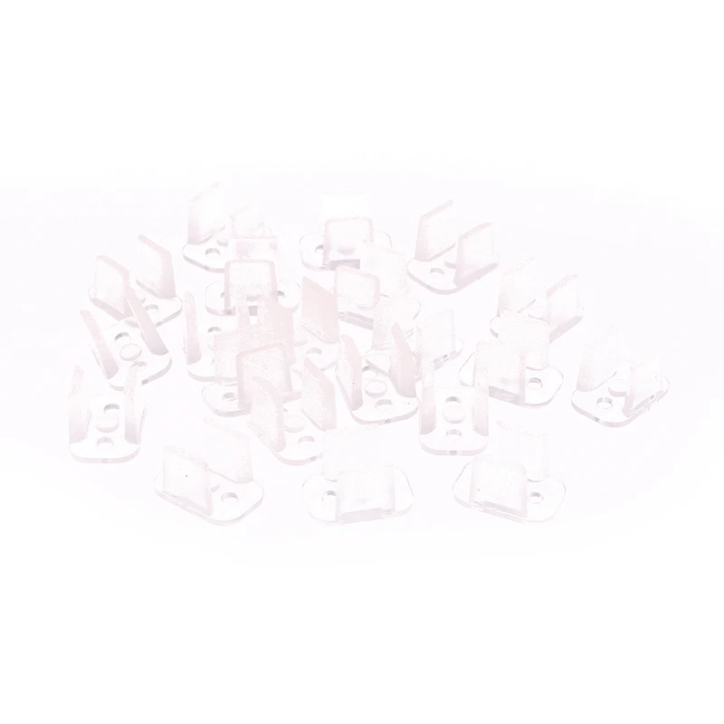 20Pcs Neon Strip Clip 6x12mm / 8x16mm LED Fixing ABS Plastic Mounting Clips LED Fixing ABS Plastic Mounting Clips