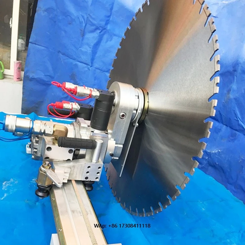 Industrial 6800W Concrete Wall Groove Machine Wall Chaser Wall Slotting Machine With Saw Blade
