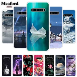 Luxury Transparent Phone Case for LG V60 ThinQ 5G Shockproof Soft TPU Cover Case For LM-V600 Shockproof Protective Coque A001LG