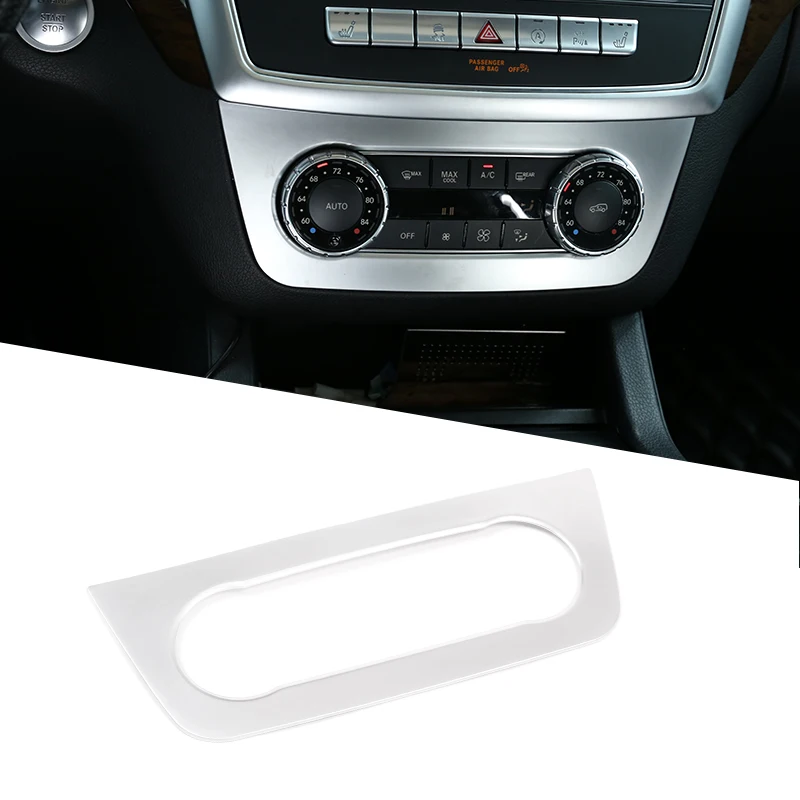 Central Control Air Outlet Vent Decorative Frame Trim ABS Matt For Mercedes Benz ML GLE GL GLS Class W166 X166 Car Accessories