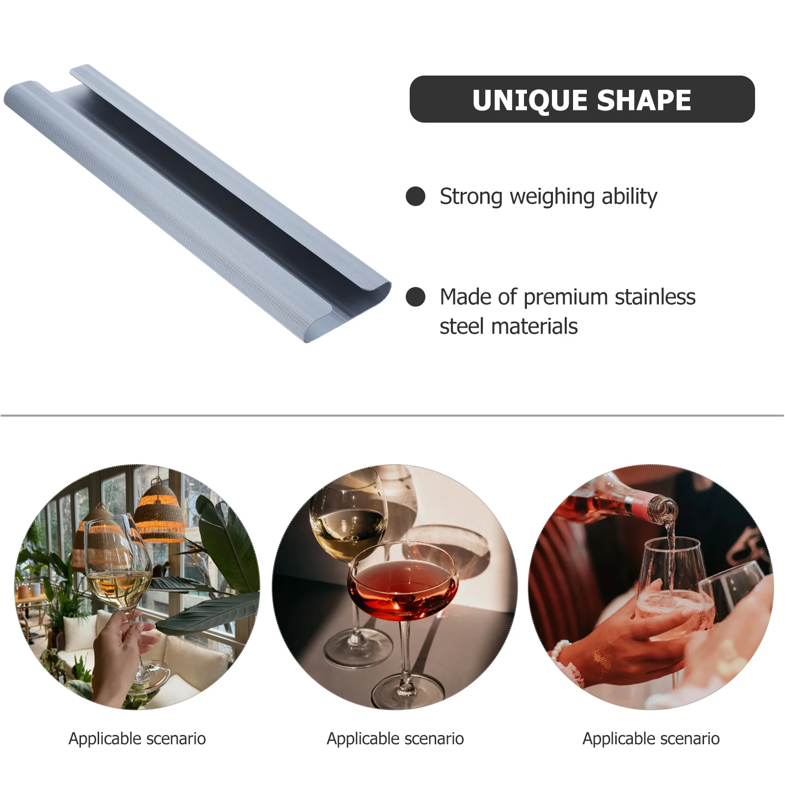 

Glass Holder Under Shelf Stainless Steel Cabinet Rack Counter Hanging Storage ganizer Compact Design Home Bar