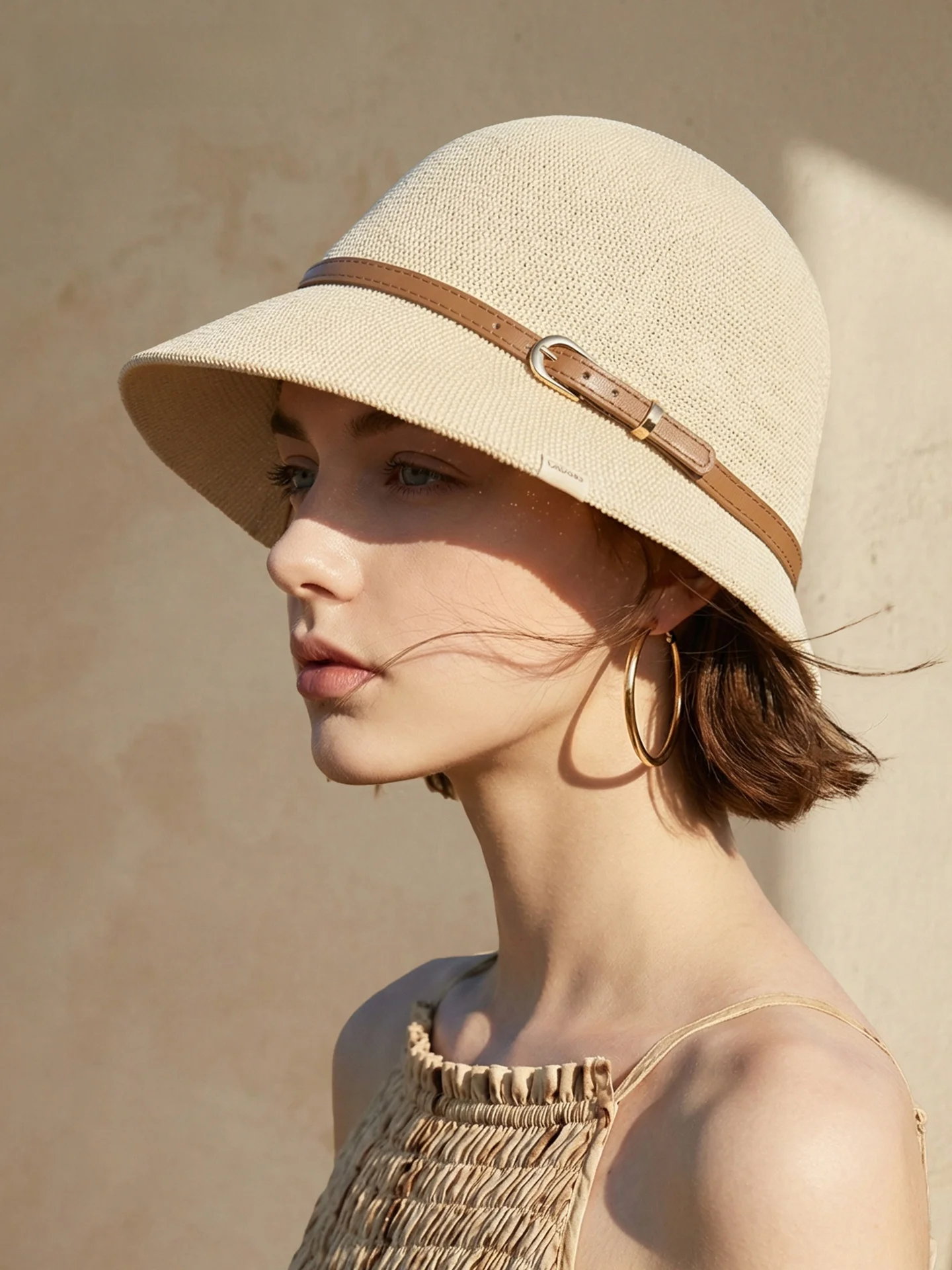 レトロな麦わら帽子-レディース-夏の新作-ゆったりとした雰囲気-アウトドア-ビーチ-バケーション-日よけ帽子-通気性抜群-快適なつば広帽子