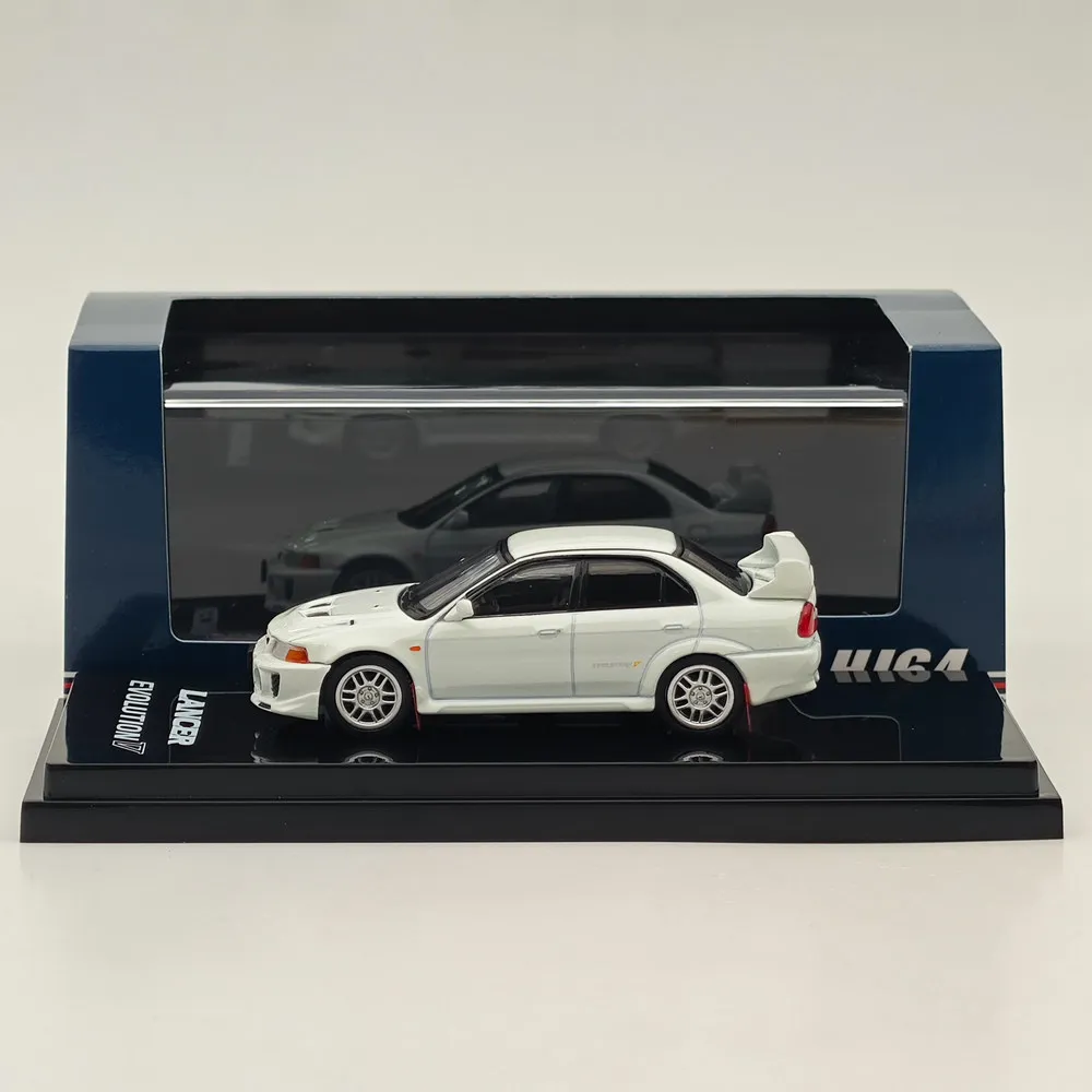 Hobby Japan 1/64 Lancer GSR Evolution V (CP9A)1998 with Mud Flap Scortia White HJ642032AW Diecast Model Car Limited Collection