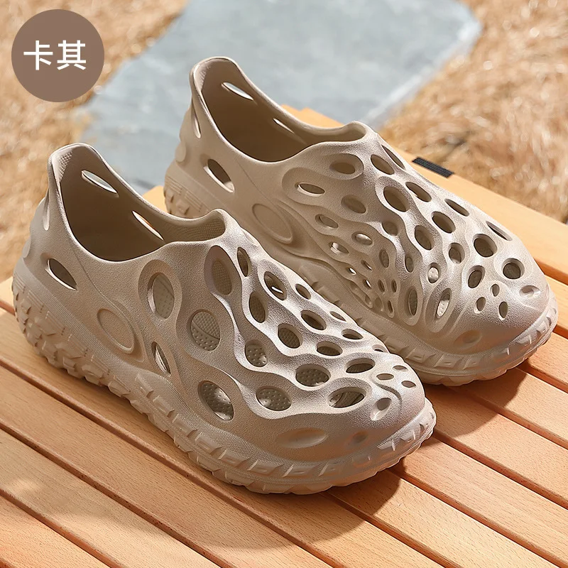 

2024 Men Outdoor Sandals Slippers Beach Clogs Comfortable Soft Slides Men Casual Shoes Garden Shoes Slippers Mens Beach Sandals