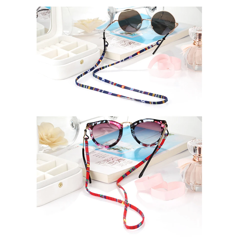 

Eyeglasses Unisex Adjustable Cotton Glasses Strap For Women Glasses Rope Eyewear Retainer Sunglasses Lanyard Fit All Sizes