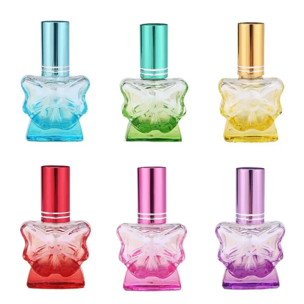 Bowknot Shaped Perfume Refillable Bottle Luxury High-end 15ml Glass Spray Bottle Transparent Empty Perfume Atomizer Travel