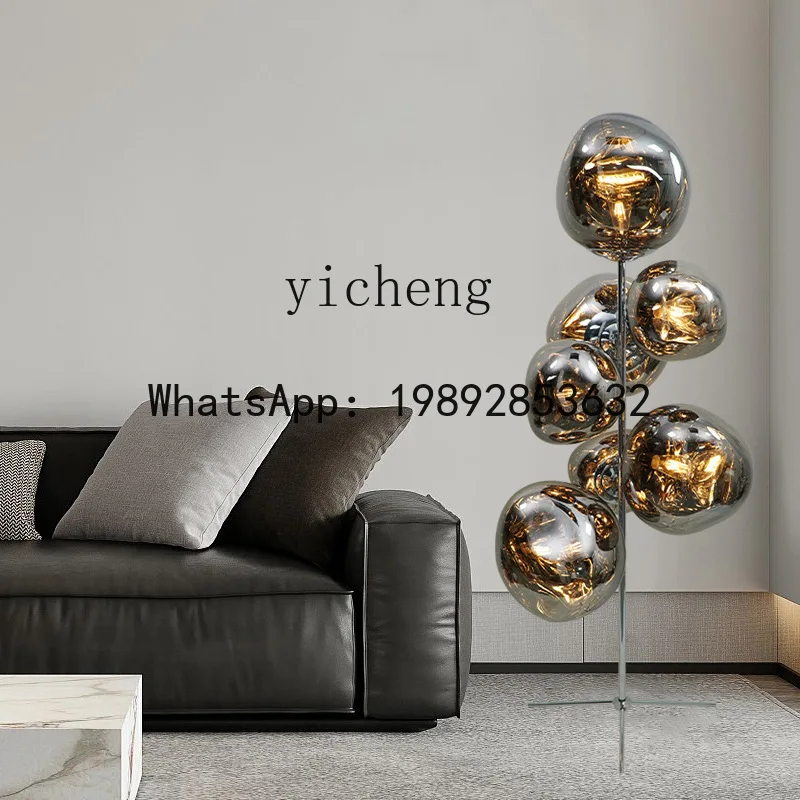 light luxury volcanic lava floor ornament living room high sense rear bedroom vertical ornament