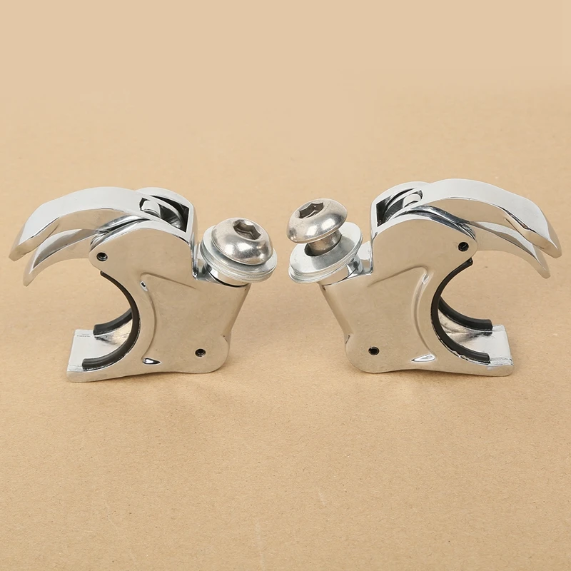 41mm Windshield Windscreen Clamps For Harley Sportster XL 883 1200 Dyna Super Glide FXDWG Softail FXST Night Train