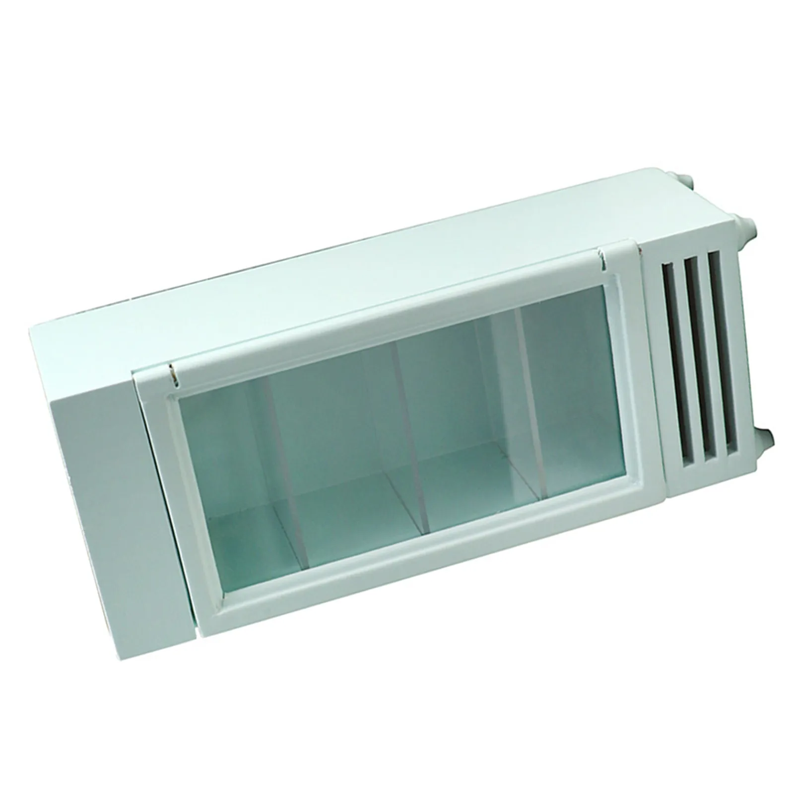 

Miniature Refrigerator Small Wood Refrigerator Chic Colors Realistic Look Miniature House Furniture Kitchen Decoration Ornament