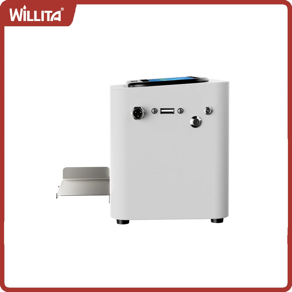 Willita 12.7mm Desktop Inkjet Printer Batch Code Date Number Logo Expiry Date For Bottle Card Metal Portable Printing Machine