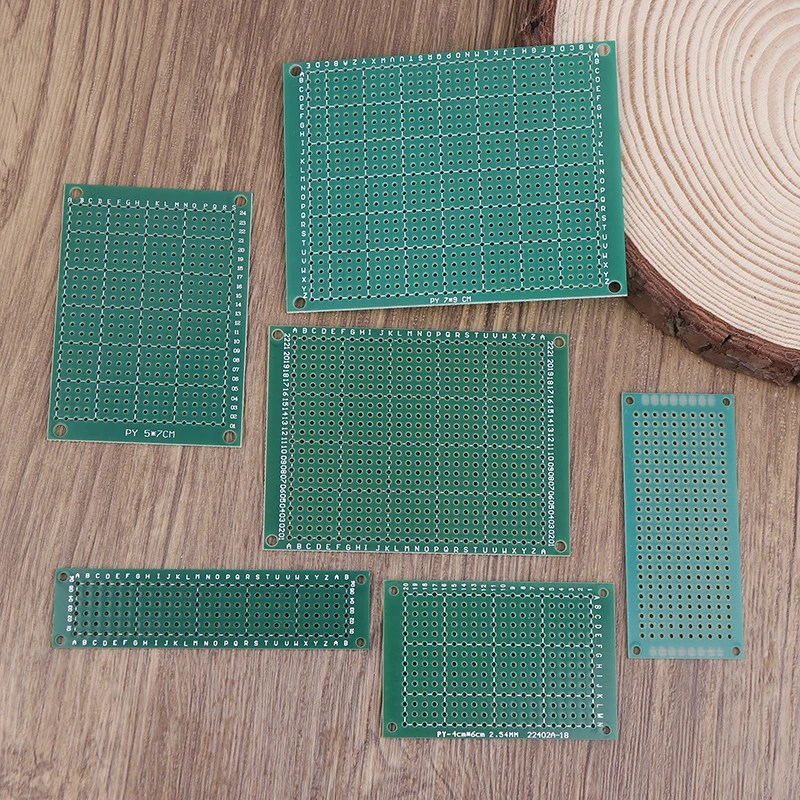 5pcs PCB Prototype Breadboard 2x8 3x7 4x6 5x7 6x8 7x9cm Double Side Universal Printed Circuit PCB Board Protoboard For Arduino