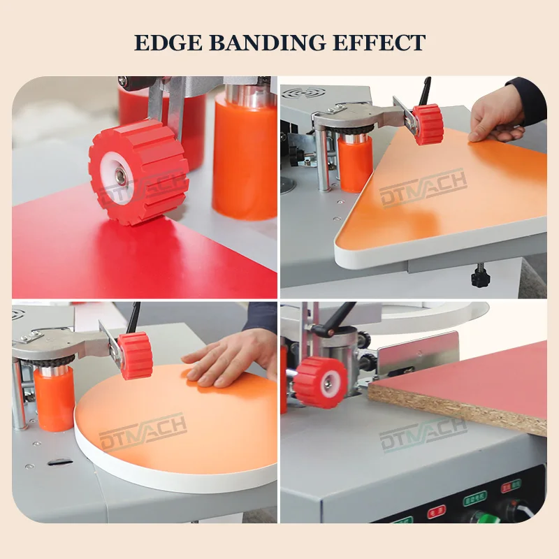 woodworking machinery pvc edge band mdf board wood based panels machinery small mini portable edge banding machine