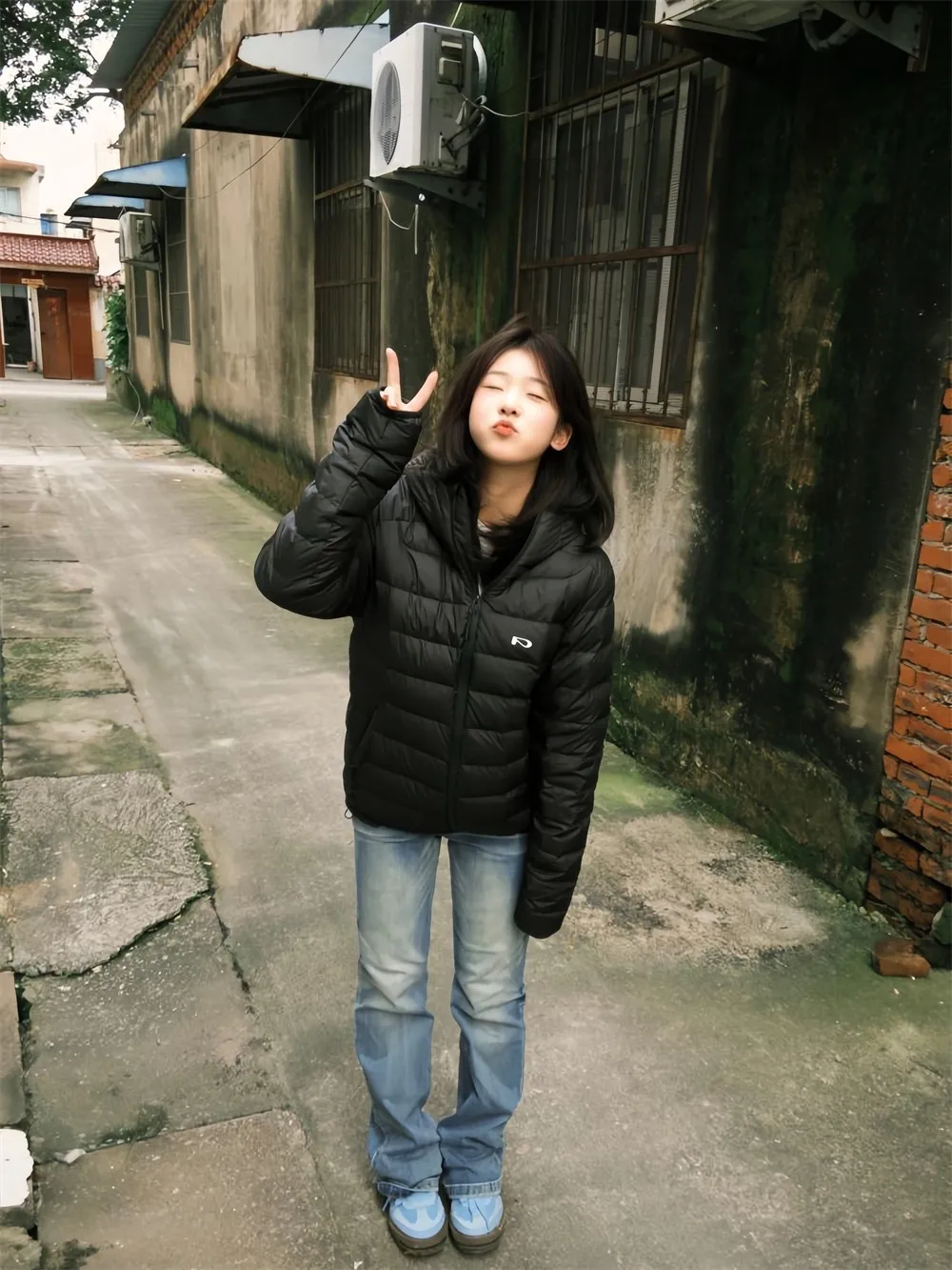 Trendy Korean Style Women's Hooded Cotton Jacket Warm Casual Versatile Fall Winter New Arrival Thickened Cotton Coat