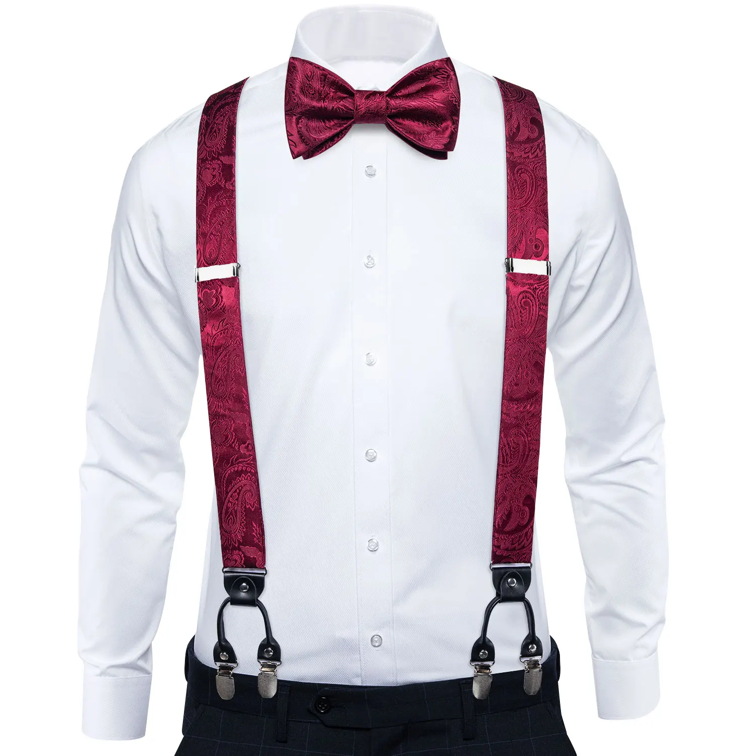mens-suspenders-bow-tie-4pcs-set-with-pocket-square-and-cufflinks-formal-accessory-for-wedding-business-party-groom-prom