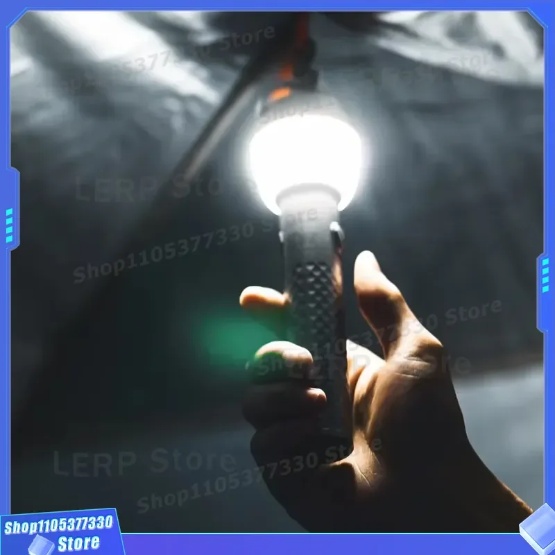 Portable Camping Light with Magnetic Base and Remote Control Adjustable Height Folding Design for Outdoor Hiking Emergency
