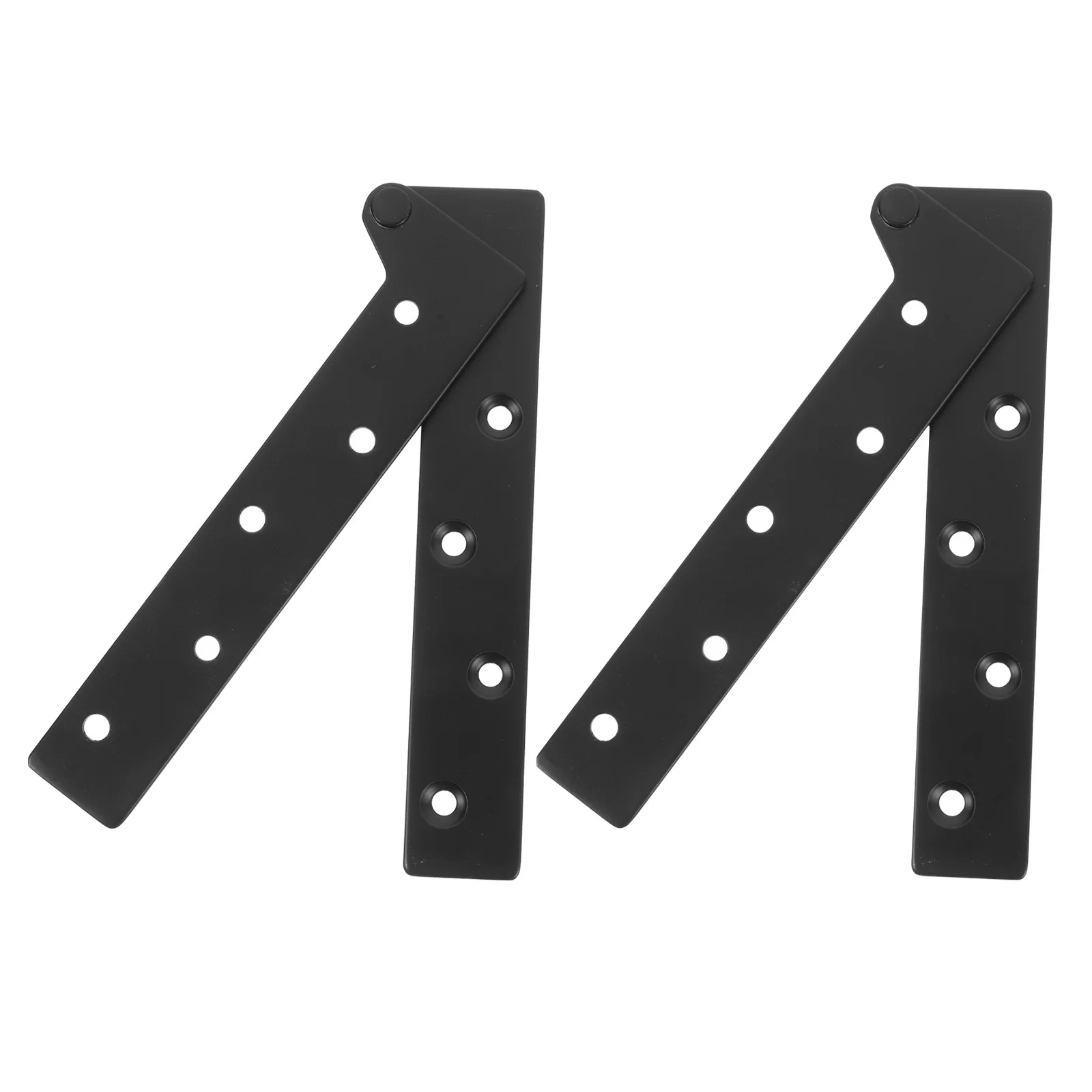 

2 Pcs Foldable Hinges Corner Cabinet Heavy Duty Lid Support Hidden Door and Window Detachable