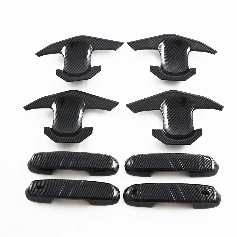

For Toyota Land Cruiser 250 Prado LC250 2024 2025 Carbon Fiber Car Door Handle Shell Door Handle Bowl Cover Exterior accessories