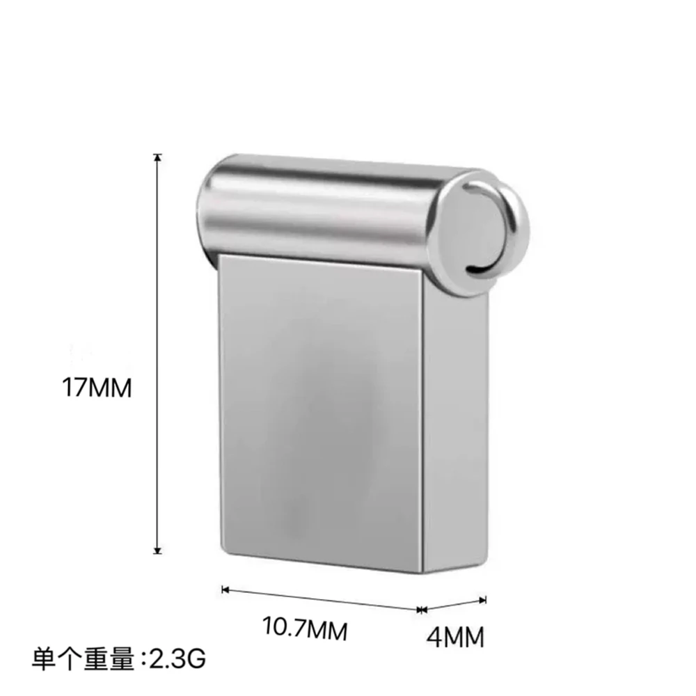 10 Pieces No Logo zinc alloy Mini USB Shell they suitable for mUDP flash this Mini Case is NO memory chip