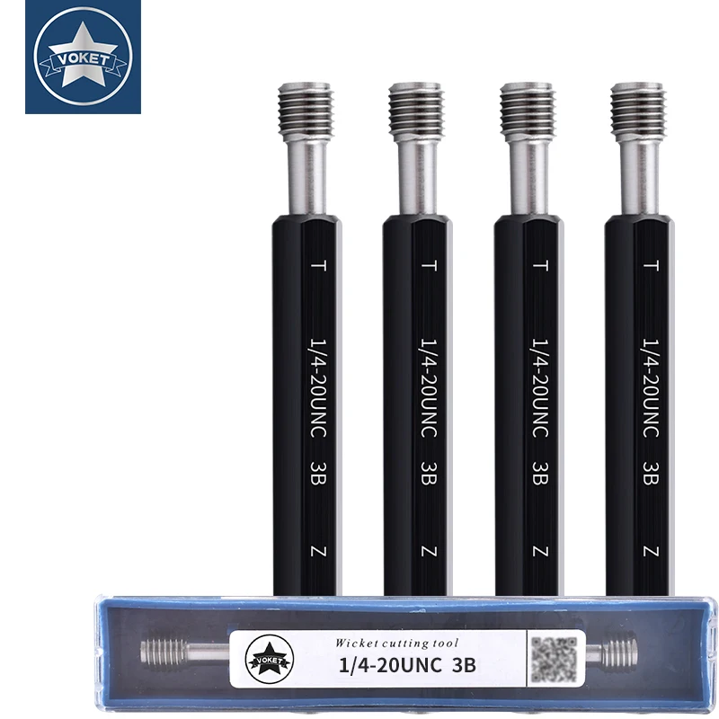 

1 thread plug gauge, steel thread gauge, American precision measuring tool UNC UNF1/4 5/16 3/8 7/16 9/16 1/2 1-64 2-56 12-28 10-