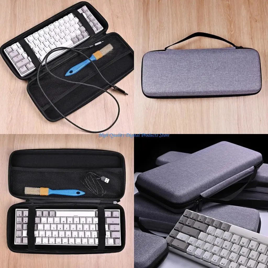 

U2JE Shockproof Hard Shell Case Bag For Mechanical Keyboard Waterproof Travel Storage
