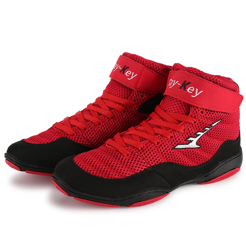 Classic Brand Comfortable Breath Men Woman Wrestling Sneakers Top Quality Wearable Boxing Fighting Boots Anti Slip Fighting Shoe
