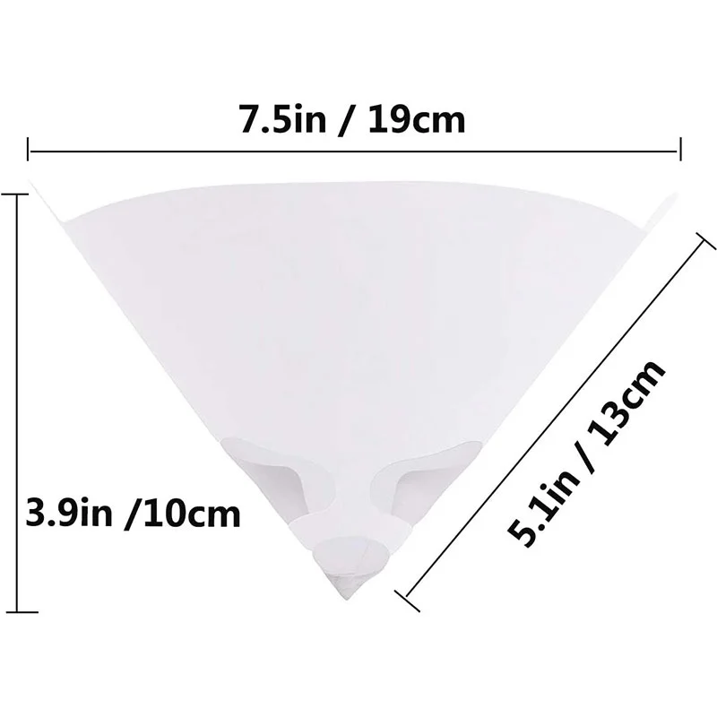 10/20/30Pcs Paint Filter Paper Purifying Straining Cup Funnel Disposable Paint Filte Mesh Conical Nylon Micron Paper