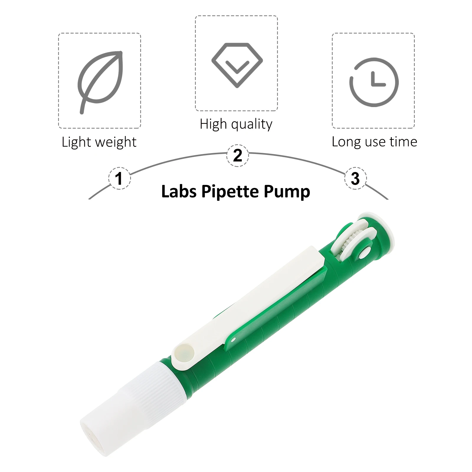 

Thumb Wheel Design Manual Pipette Pump Lab Instrument Precision Filling Laboratory Pipette Tool
