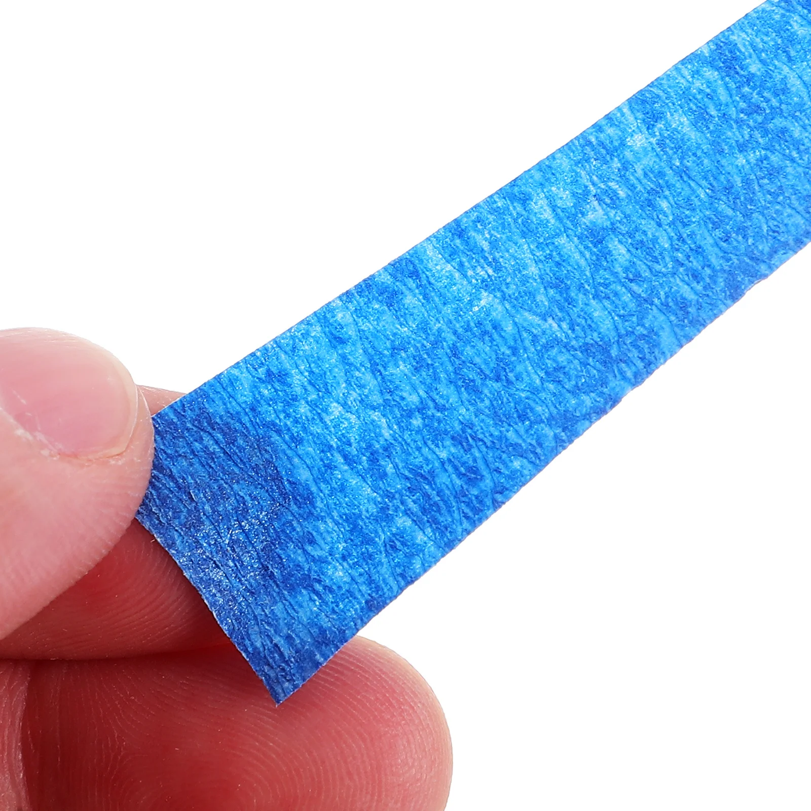 4 قطعة شريطٌ لاصق أزرق عالي اللصق عرض 18 مللي متر لطلاء السيارات 50 متر/لفة لا بقايا شريط ورقي لطلاء الحرف اليدوية #1