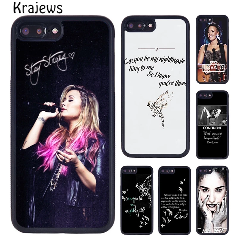 Krajews Demi Lovato College Quotes lyrics Phone Case For iPhone 16 15 14 plus X XR XS 11 12 13 pro max coque