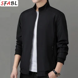 Newest Spring Jacket Men Casual Jacket Zipper Pocket Bomber Jacket Men's Jackets Slim Fit Luxury Baseball Coats L-3XL Outerwear