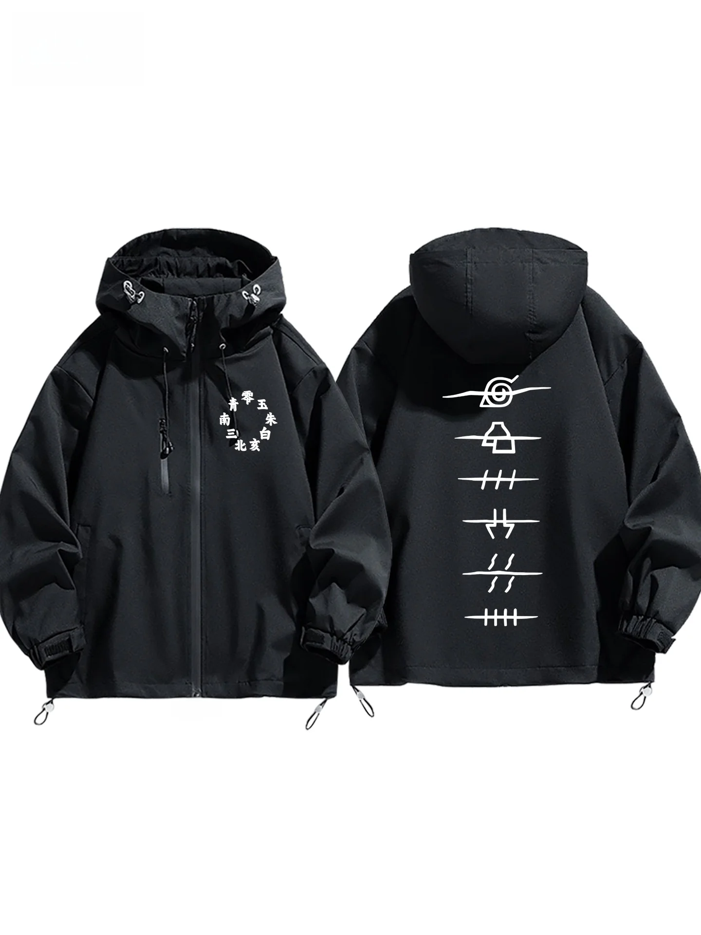 Loose Casual  Anime Cartoon Outerwear Jaet Zipper Decoration Polyester Fiber Casual Leisure Coat Spring Autumn