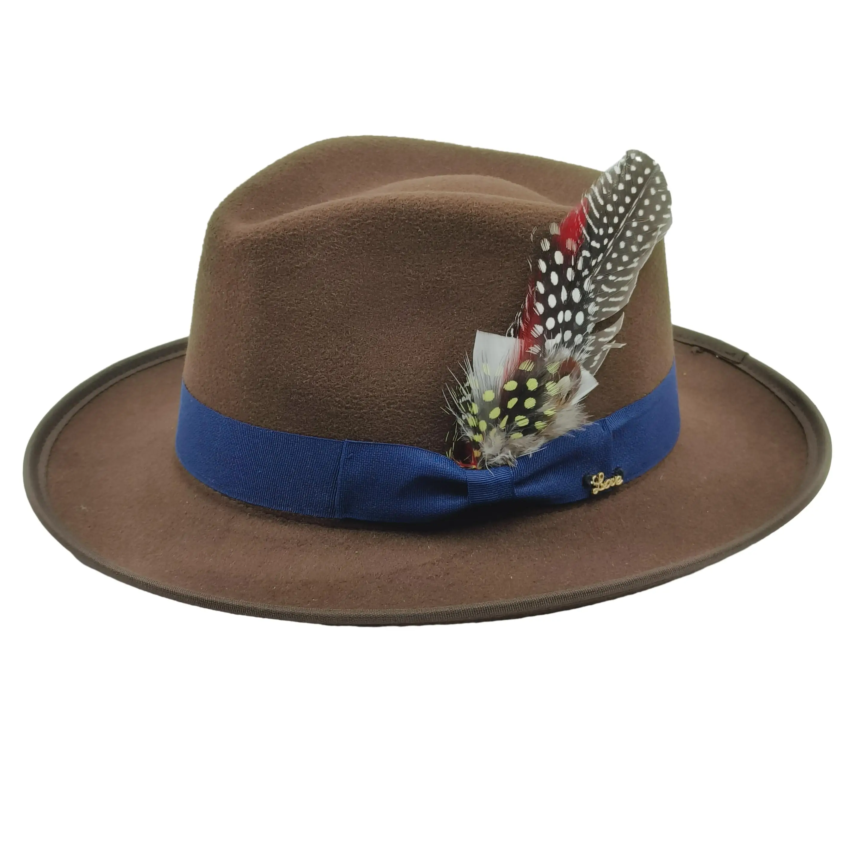 Okrycie krzywe z piórami klasyczna kapelusz fedora dla mężczyzn czapka do hamburgera kokarda w stylu vintage czapka zimowa jesienna sombrero najlepsze kapelusze