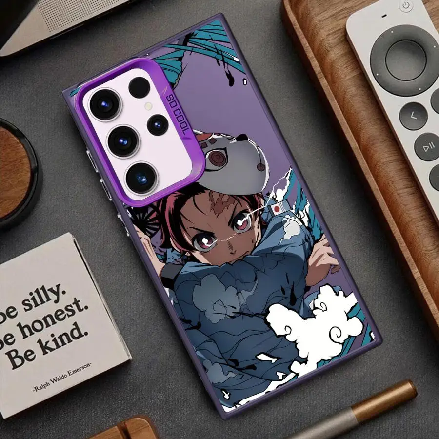 Custodia morbida per telefono Shell per Samsung Galaxy S21 Ultra S22 FE S20 S20 Plus Cartoon Anime Boy