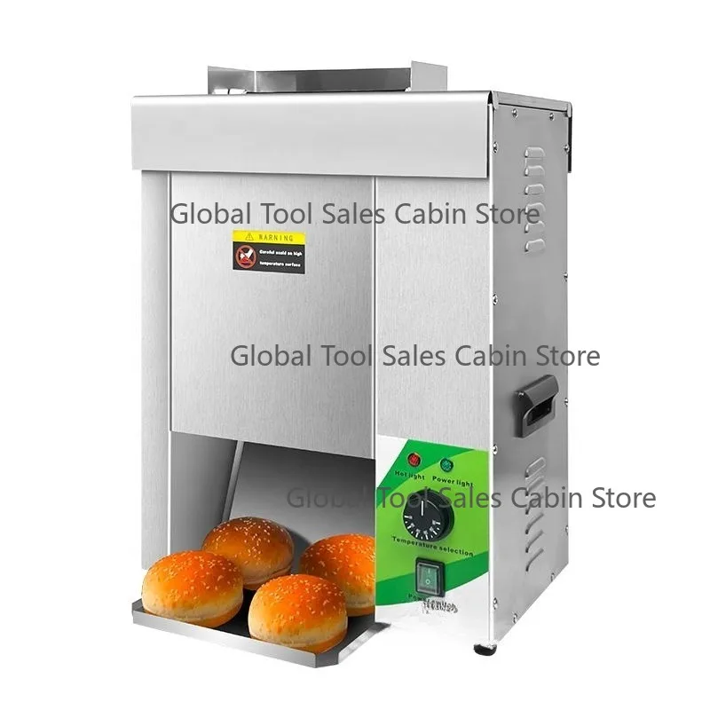 Hamburger Making Machine Conveyor Chain Toaster Hamburger Bun Toaster Machine Vertical Contact Toaster