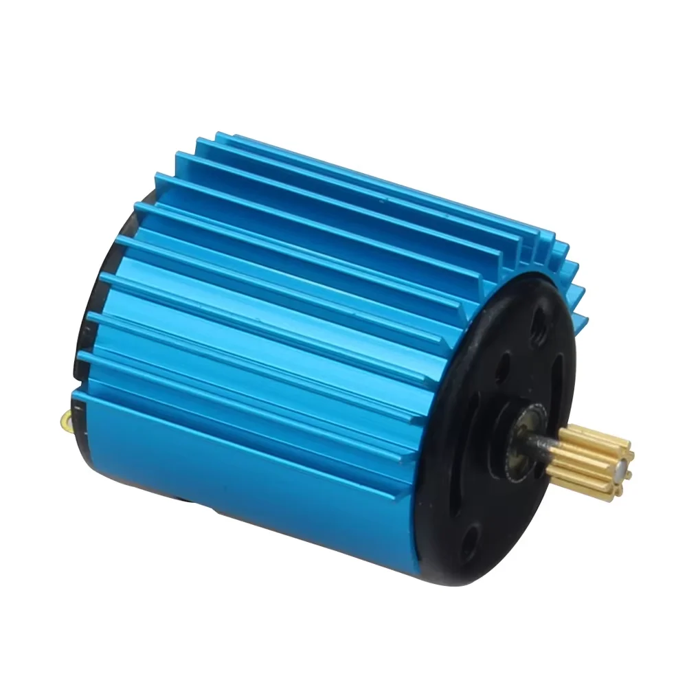 Motor heat sink for 1/12, 1/16, and 1/18 HPI WLToys, Himoto WPL, and MN RC cars for 370 and 380 brushless and brushed