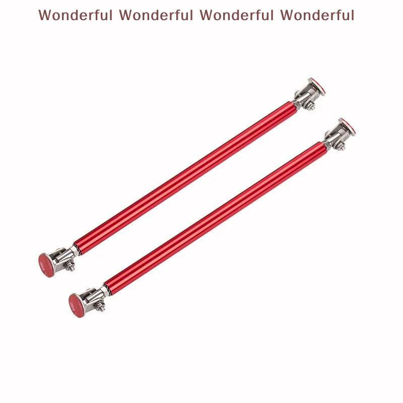 Adjustable Universal Racing Bumper Lip Splitter Support Bar 2pcs Fits Front Rear Bumper for Vehicle Performance Refit