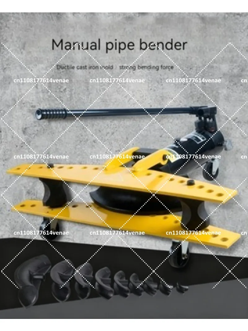 Manual Pipe Bender 10T Hydraulic Steel Tube Bending Tool for Galvanized Iron Pipe