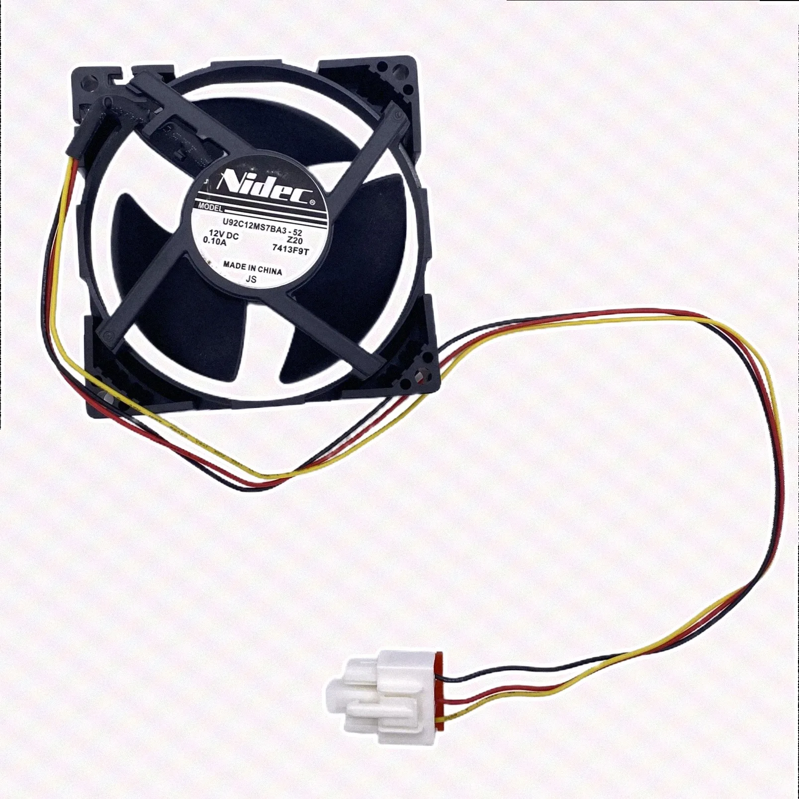 U92C12MS7BA3-52 Fridge Cooling Fan for Mi-dea Refrigerator U92C12MS7BA3-52Z20 9.2CM 12V 0.1A Fridge Radiator Freezer Replacement