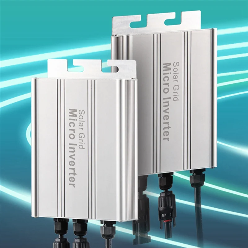 

N11R 1 Piece 500W MPPT Photovoltaic Grid Tie Mini Solar Inverter DC 18-50V To AC 110/220V Mini On Grid Inverter For Home MPPT So