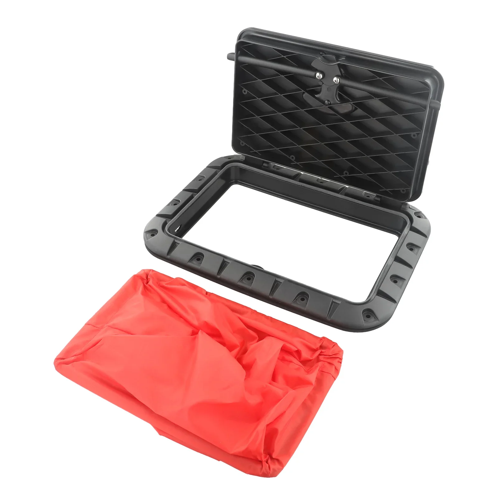 

Marine Deck Square Hatch Adapter Assembly Boat Canoe Handle Tool +Waterproof Bag 35*25cm Accessory Kayak Pull Out