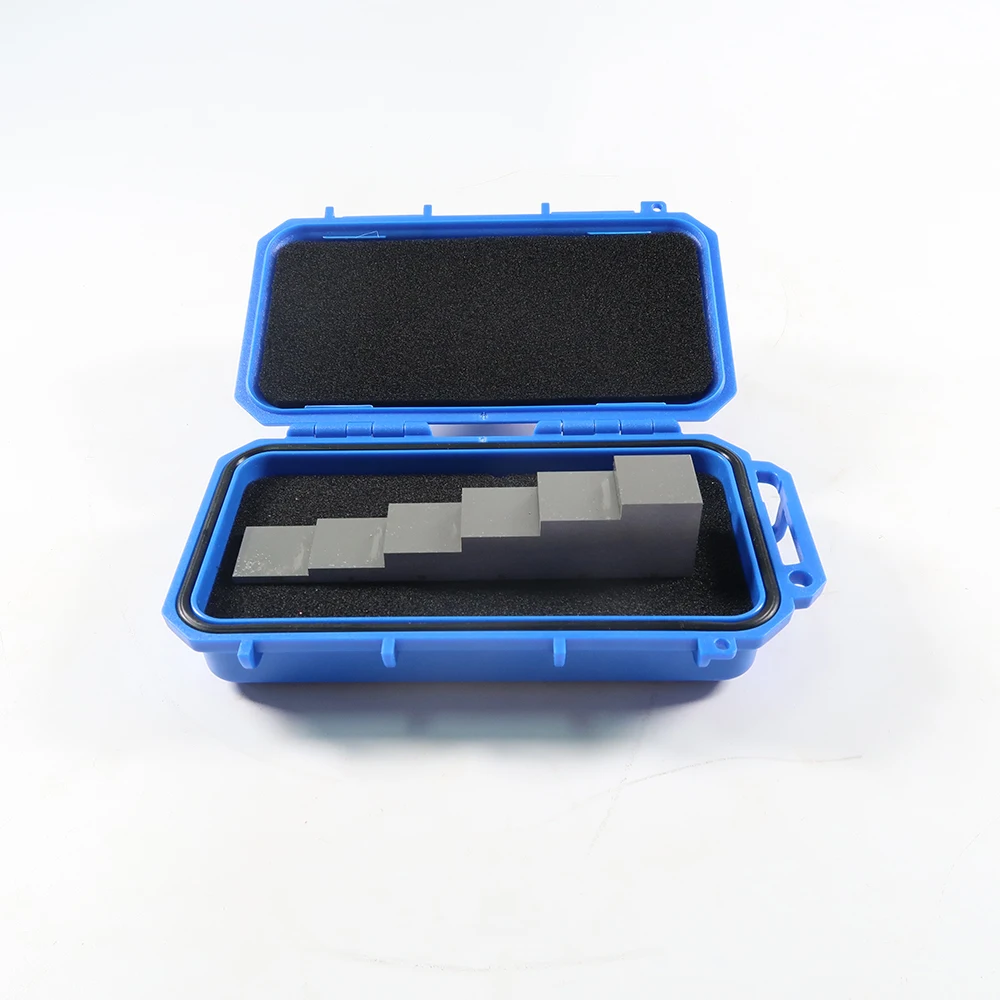 Bloco de Aço Carbono de Calibração para Testador de Espessura Ultrassônico Passos 2.5 com Encaixe Perfeito