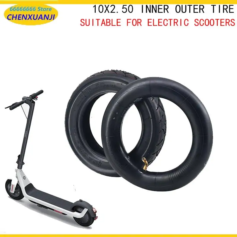 Electric Scooter 10×2.5 Pneumatic Tire Inner Tube Inflatable Tyre For ZERO 10X Dualtron Speedway INOKIM Quick 2 3 4 Tires