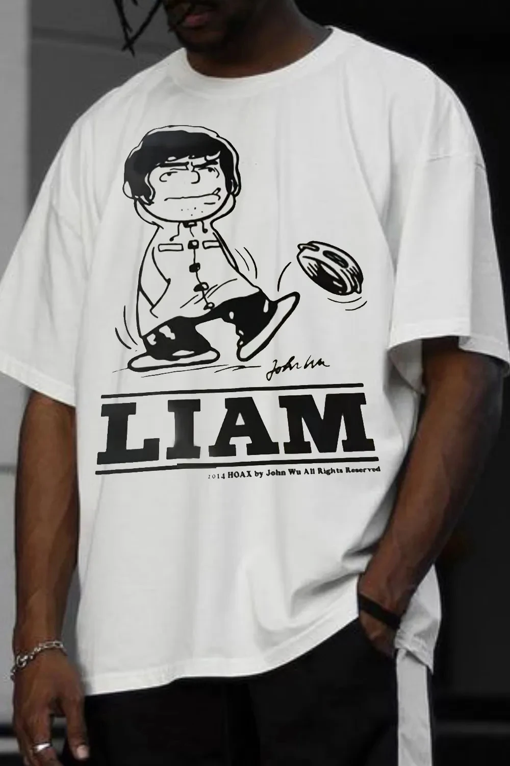 2026 Liam and Noel Oasis Tee Printed Cotton T-shirt Men's Summer Casual Top Short Sleeve Classic Male Women Tee Unisex