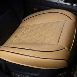 Luxury Car Seat Cover PU Leather Seat Cushion Covers Universal Auto Interior Protection Pad Mat Four Season Car Accessories