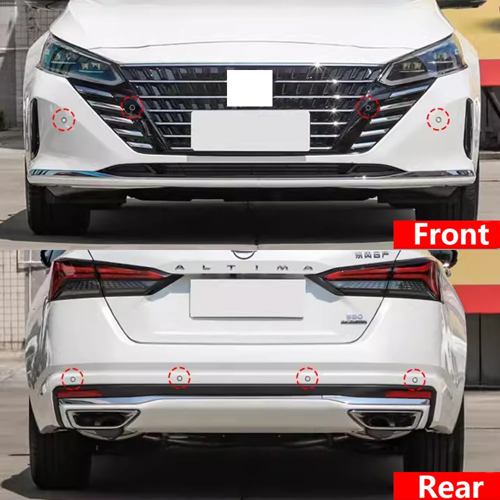ZJCGO OEM Front Rear Reverse Parking Sensor PDC Car Reversing AID System for Nissan Altima L34 2019 2020 2021 2022 2023 2024 - Image 4