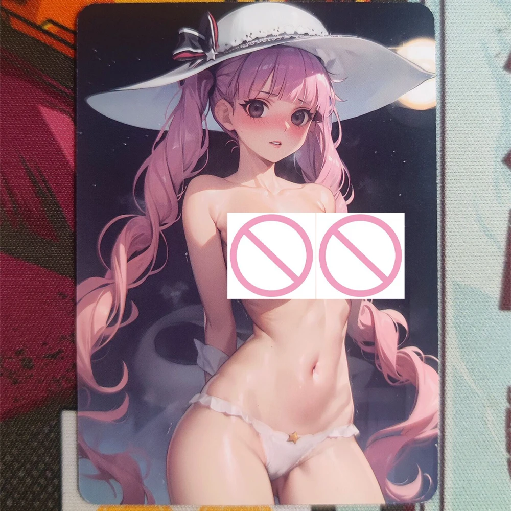 One Pieces Anime Nude Card Boa Hancock Nami perla Sexy Girl Collection Card Matte Gentleman Card Big Breasted Beauty 63*88Mm