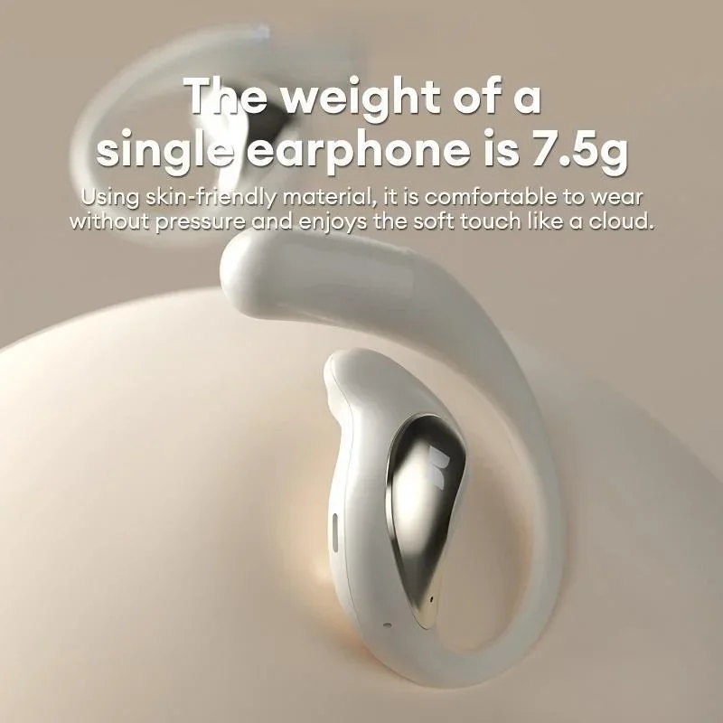 หูฟัง QINO K59 แบบเปิดหู บลูทูธ 6.0 หูฟังไร้สายพร้อม ENC ตัดเสียงรบกวน ชุดหูฟังสำหรับเล่นเกมและกีฬา สำหรับออกกำลังกายและวิ่ง